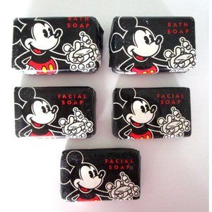 Lot (5) VTG Walt Disney Resorts Soaps - 3 Facial Bars, 2 Bath Bars Club 1955